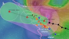 Cơn bão Vamco sắp đổ bộ vào miền Trung