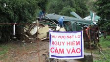 Hiện trường vụ sạt lở vùi lấp 3 ngôi nhà ở Đắk Lắk