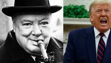 Winston Churchill và Donald Trump: Hai trụ cột nổi tiếng nhất thế giới đều bị “bịt miệng”