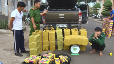 Bắt quả tang vụ vận chuyển 429 kg pháo lậu