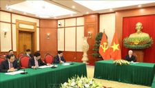Tổng Bí thư, Chủ tịch nước Nguyễn Phú Trọng điện đàm với Thủ tướng Nhật Bản