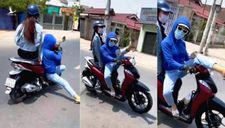 Triệu tập người ‘làm xiếc’ trên xe máy ở Bình Dương
