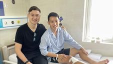 Tiền vệ Đỗ Hùng Dũng xuất viện vào chiều 27.3, tái khám sau 1 tháng