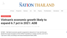 The Nation Thailand: “Việt Nam vẫn là một trong những đất nước nằm trong top đầu của ASEAN”