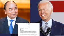 Bất ngờ bức thư Tổng thống Biden gửi cho Chủ tịch nước Nguyễn Xuân Phúc