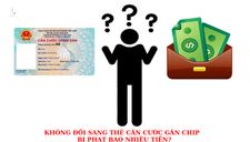 Không đổi sang thẻ căn cước gắn chíp bị phạt bao nhiêu tiền?