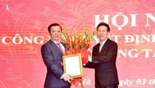 Trao quyết định phân công Bộ trưởng Đinh Tiến Dũng làm tân Bí thư Thành ủy Hà Nội
