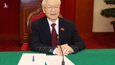 Tổng Bí thư Nguyễn Phú Trọng điện đàm thông báo kết quả Đại hội XIII tới Tổng thống Nga  Putin