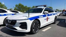 Hàng chục xe VinFast Lux A2.0 phiên bản cảnh sát xuất hiện