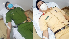 5 chiến sỹ Công an Hà Tĩnh hiến máu cứu sống sản phụ qua cơn nguy kịch