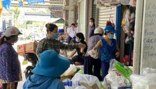 Không có siêu thị, thị xã Phú Mỹ mở chợ truyền thống trong thời giãn cách
