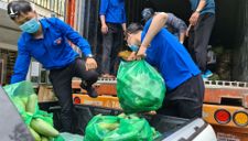 115 tấn rau, củ, quả hướng về vùng dịch Covid-19 TP.HCM và Phú Yên