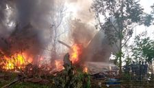Hiện trường vụ tai nạn máy bay quân sự Philippines, gần 100 người thương vong
