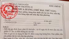 Phát phiếu đi chợ ở TP.HCM còn chồng chéo