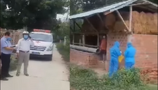 Nghe tin con từ TP HCM về, cha tức tốc chạy đi báo chính quyền rồi cho cách ly ở chuồng bò
