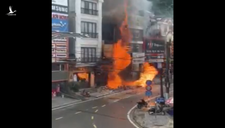 Cháy nổ kinh hoàng của hàng gas ở Sa Pa, nhiều tiếng nổ phát ra