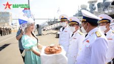 Biên đội tàu Việt Nam cập cảng TP Vladivostok, chuẩn bị tham gia Army Games 2021