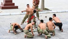 Đội Công binh trình diễn võ thuật tại Hà Nội