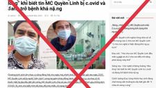 Thực hư tin MC Quyền Linh mắc Covid-19,  phải thở máy