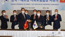 Chủ tịch Quốc hội chứng kiến lễ ký hiệp định về bảo hiểm xã hội với Hàn Quốc