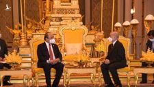 Quốc vương Campuchia tiếp đón long trọng Chủ tịch nước Nguyễn Xuân Phúc