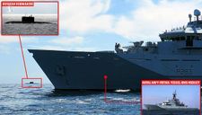 Tàu ngầm Nga đâm hỏng sonar của khinh hạm Anh