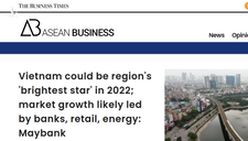 Business Times: Năm 2022, Việt Nam có thể trở thành ngôi sao sáng nhất khu vực