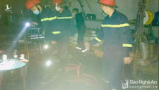Ba vụ cháy lớn trong đêm giao thừa ở Nghệ An, một người bị thương nặng