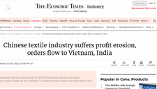 Việt Nam được gì khi ngành dệt may Trung Quốc đang bị “xói mòn”?
