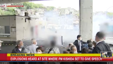 Thủ tướng Nhật Bản Fumio Kishida bị tấn công bằng vật thể lạ