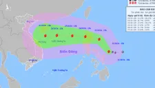 Bão Trami giật cấp 14, sóng biển cao 6-8m, hướng vào Việt Nam