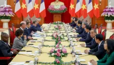 Tổng Bí thư Tô Lâm tiếp Tổng thống Pháp trong chuyến thăm cấp Nhà nước tới Việt Nam