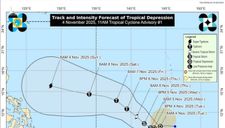 Dự báo xuất hiện siêu bão mới nối gót bão số 13 Kalmaegi mạnh lên