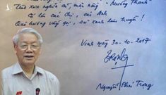 Ngừng suy diễn chuyện Tổng Bí thư đề thơ tặng tập đoàn Mường Thanh