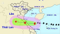 Bão số 4 lại đổi hướng đổ bộ vào khu vực từ Hà Tĩnh đến Quảng Trị