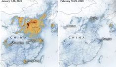 Dịch corona: NASA công bố ảnh tiết lộ điều bất ngờ ở Trung Quốc