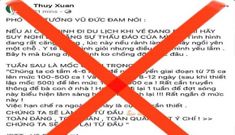 Bác bỏ FB bịa lời của Phó Thủ tướng Vũ Đức Đam về COVID-19