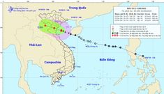 Bão số 2 giật cấp 10, khả năng đổ bộ các tỉnh từ Ninh Bình đến Nghệ An