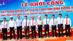 Khởi công dự án cầu, đường 6 làn xe kết nối Bình Dương – Tây Ninh