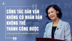 Ủy viên Bộ Chính trị Trương Thị Mai: Trưởng ban dân vận hết lòng vì dân