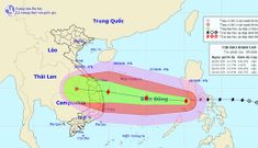 Bão số 9 đi vào Biển Đông với tốc độ rất nhanh và liên tục nạp năng lượng