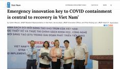 UNDP: “Đổi mới khẩn cấp” là chìa khóa ngăn chặn Covid-19 và trọng tâm phục hồi ở Việt Nam