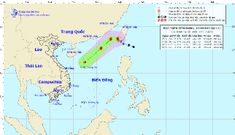 Bão số 11 mạnh cấp 9, giật cấp 11 đã đi vào Biển Đông