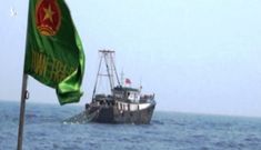 Bộ đội biên phòng đuổi 2 tàu cá treo cờ TQ áp sát giàn khai thác khí Thái Bình