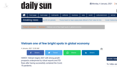 Daily Sun: Việt Nam là điểm sáng toàn cầu
