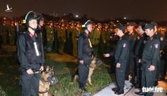 Cảnh sát cơ động sẵn sàng bảo vệ, phục vụ Đại hội Đảng XIII