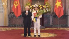 Trao Quyết định thăng cấp bậc hàm Thượng tướng đối với Thứ trưởng Nguyễn Văn Sơn