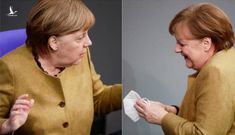 Khoảng khắc hoảng hốt duy nhất của Thủ tướng Đức Angela Merkel
