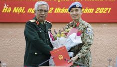 Tướng Nguyễn Chí Vịnh: Để màu cờ Việt Nam phủ rộng trên bản đồ gìn giữ hòa bình