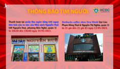 KHẨN: TP.HCM tìm người đến Nhà sách Nguyễn Huệ và Starbucks quận 1